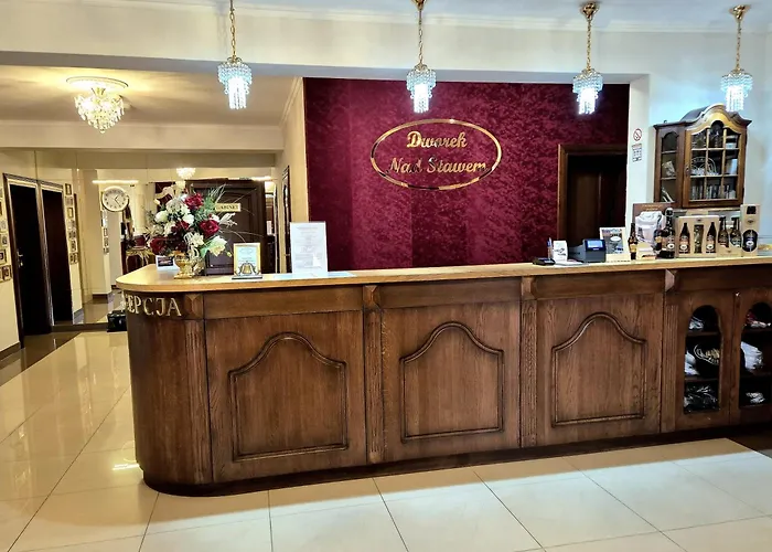 Privatunterkunft Dworek Nad Stawem & Laznia Piwna